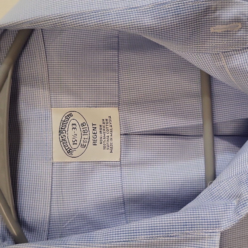 Brooks Brothers Dress Shrt Neck sz 15.5 NWOT - Picture 2 of 6